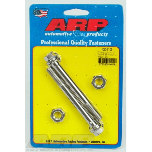 ARP INC. 430-3105 CHEVY, MOUNT TO FRAME, SS MOTOR MOUNT BOLT KIT