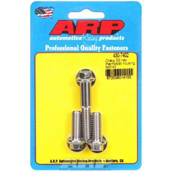 ARP 4307402 Chevrolet - Stainless Steel - Hex Thermostat Housing Bolt Kit