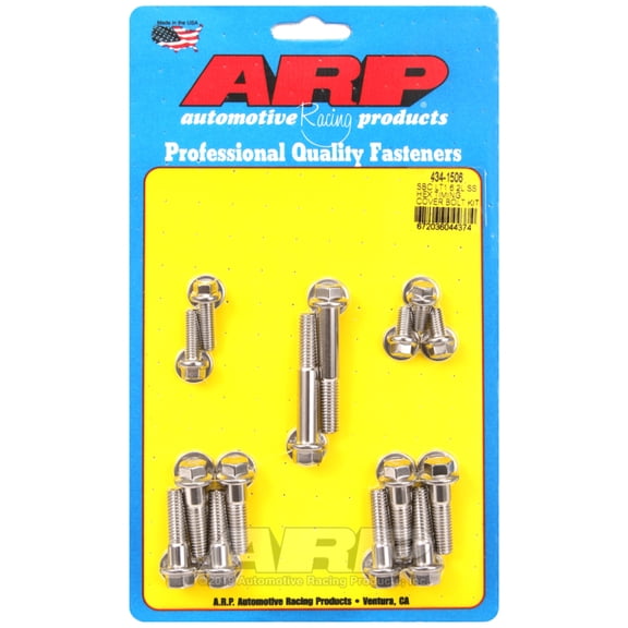 ARP 434-1506 Chevy Small Block Hex Timing Cover Bolt Kit Chevrolet LT1 6.2L SBC