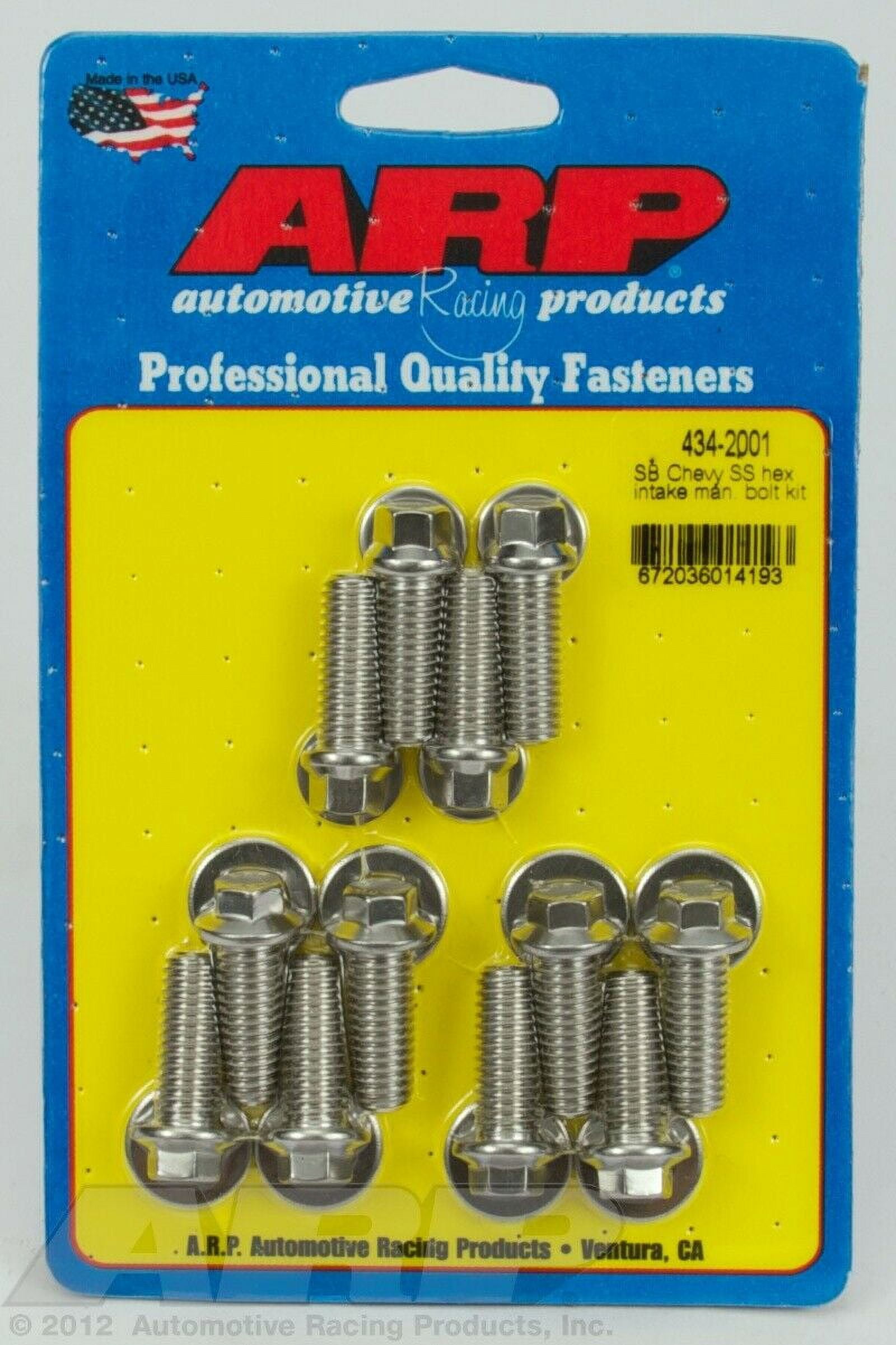 ARP S/S Bolt Kit - 6pt (5) 5/16-24 x .560 ARP S/S Bolt Kit - 6pt (5) 5/16-24 x .560