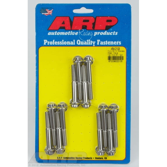 ARP 454-2103 Intake Bolt Kit for Small Block Ford