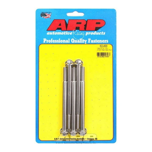 Arp S/S Bolt Kit - 6pt. (5) 5/16-18 x 4.500