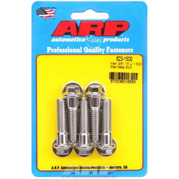 ARP 6231500 Sae Bolt Kit Stainless 300, 0.38-16 x 1.500 In.