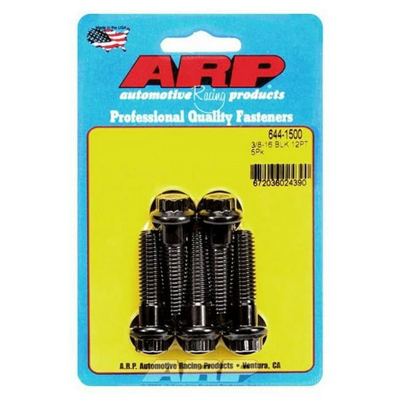 ARP 644-1500 0.37-16 x 1.5 in. 12 Point Bolt Kit - Set of 5