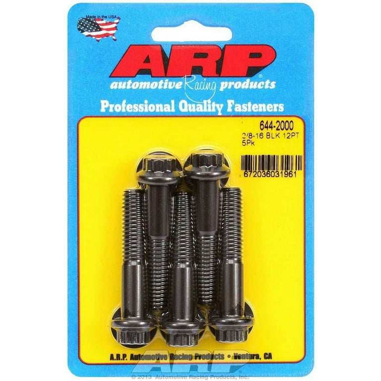 ARP Bolt Kit - 12pt (5) 3/8-16 x 2.000 ARP Bolt Kit - 12pt (5) 3/8-16 x 2.000