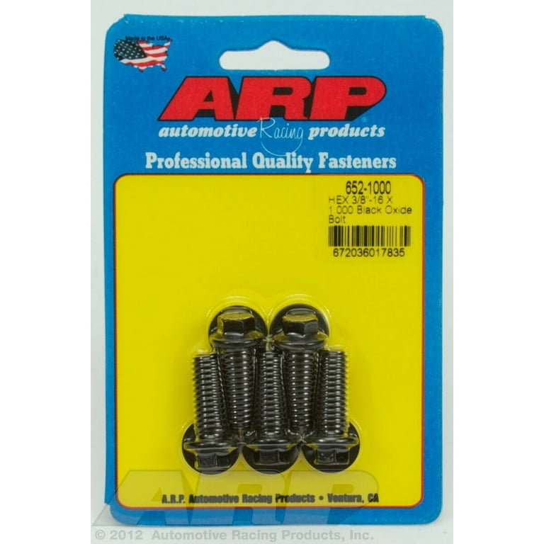 ARP Bolt Kit - 6pt (5) 3/8-16 x 1.000 ARP Bolt Kit - 6pt (5) 3/8-16 x 1.000