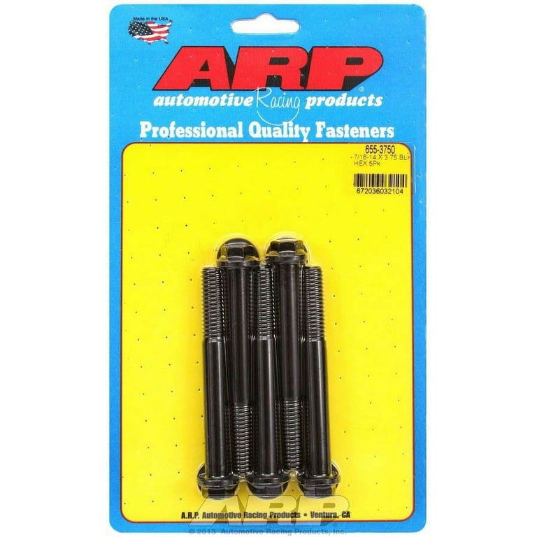ARP Bolt Kit - 6pt (5) 7/16-14 x 3.750 ARP Bolt Kit - 6pt (5) 7/16-14 x 3.750