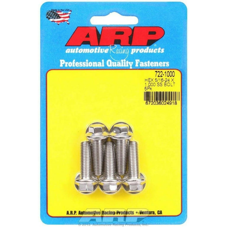 ARP Bolt Kit - 6pt (5) 5/16-24 x 1.000 ARP Bolt Kit - 6pt (5) 5/16-24 x 1.000