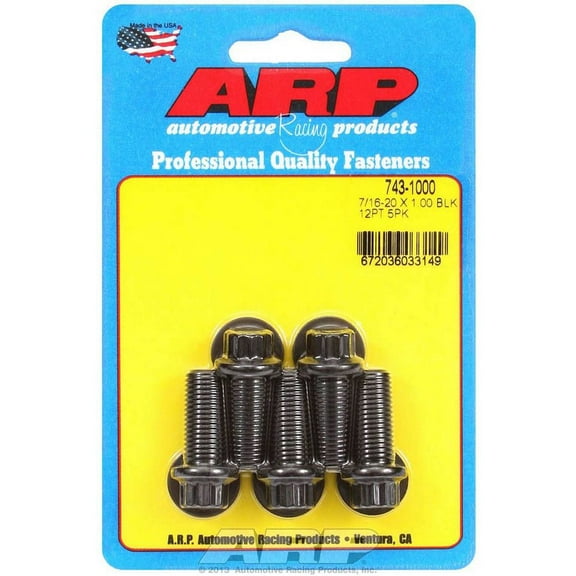 Arp Bolt Kit - 12pt. (5) 7/16-20 x 1.000