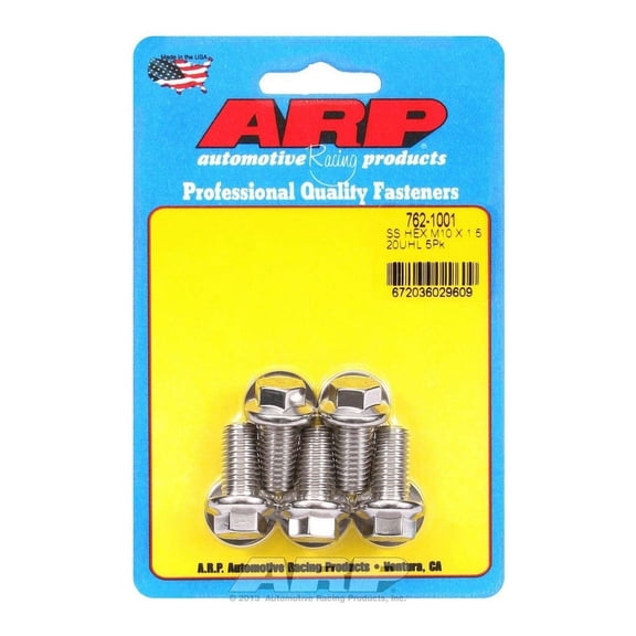 Arp S/S Bolt Kit - 6pt. (5) 10mm x 1.5 x 20mm