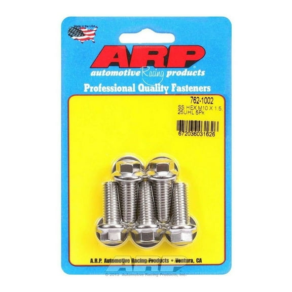 Arp S/S Bolt Kit - 6pt. (5) 10mm x 1.5 x 25mm
