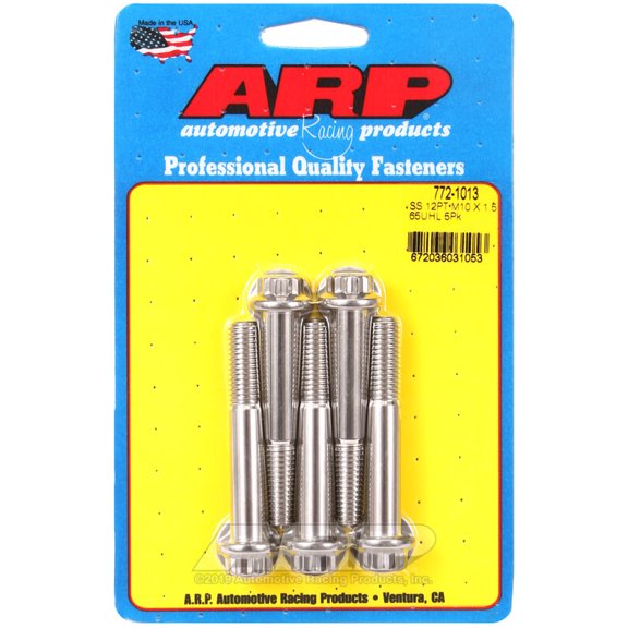 ARP 772-1013 M10 X 1.50 X 65 12Pt SS Bolts