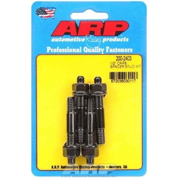 ARP A14-2002403 0.5 carburetor spacer stud kit 2.225