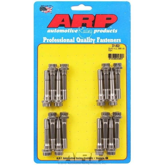 ARP ARP201-6001 45 mm 12 Point Head Connecting Rod Bolt Kit for S65 BMW 4.0L V8 Engine