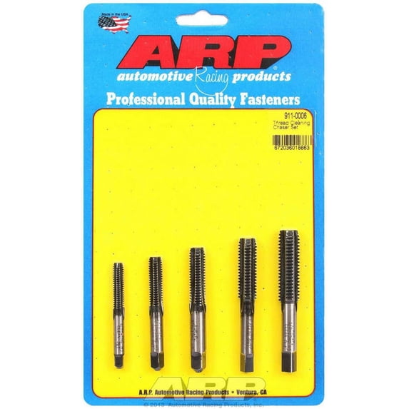 ARP Auto Racing 911-0006 Thread Cleaning Tap Set 5pc.