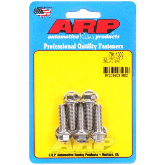 ARP Bolts Hex SS M8 x 1.25 x 25 (5/pkg)