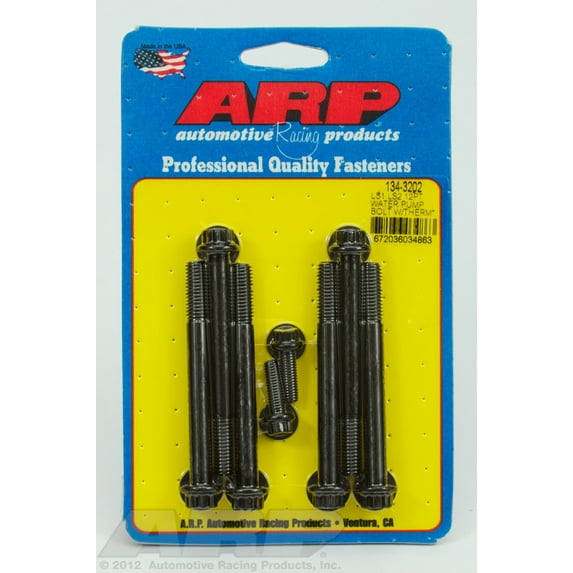 ARP INC. 134-3202 LS1 LS2 12PT WATER PUMP BOLTS W/THERMOSTAT HOUSING BOLTS KIT