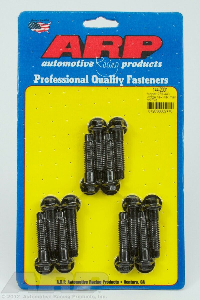 ARP INC. 1442001 MOPAR 273440 WEDGE HEX INTAKE MANIFOLD BOLT KIT