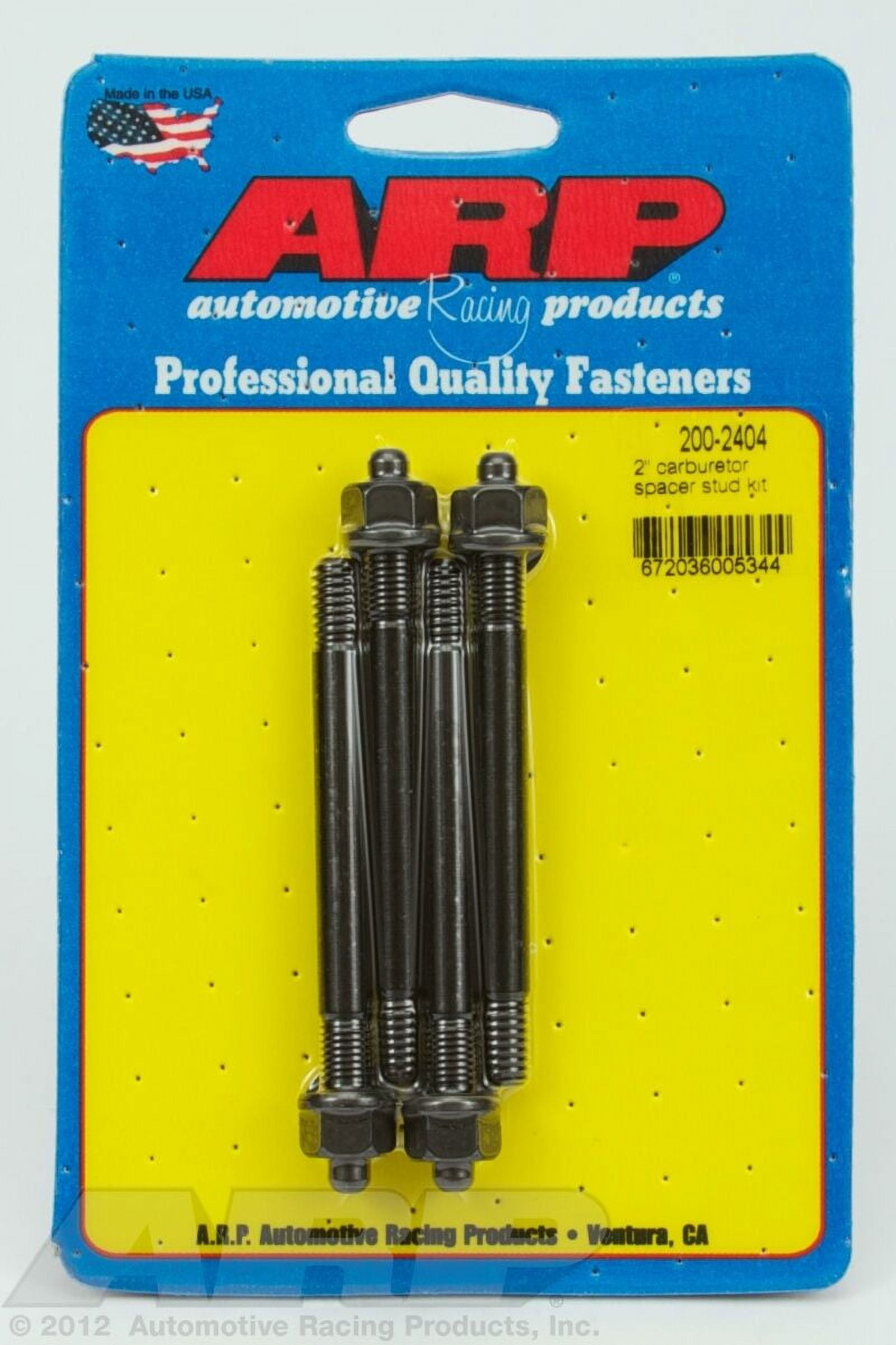 ARP INC. 200-2404 2IN CARBURETOR SPACER STUD KIT 3.700IN OAL - Walmart.com