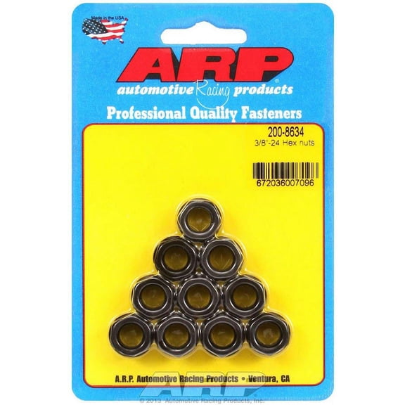 ARP INC. 200-8634 3/8-24 HEX NUT KIT