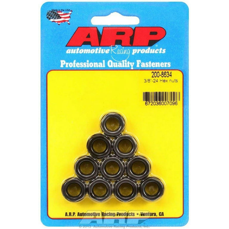 ARP Hex Nuts - 3/8-24 (10) ARP Hex Nuts - 3/8-24 (10)