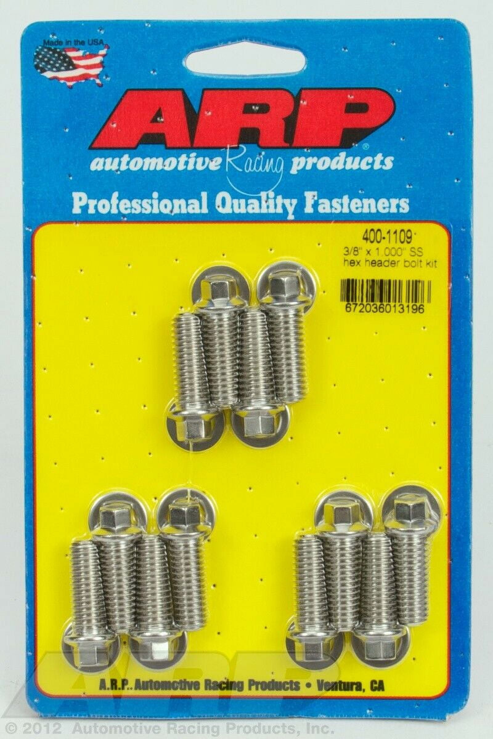 Stage 8 Header Bolt Kit - 12pt 3/8-16 x 1 Stage 8 Header Bolt Kit - 12pt 3/8-16 x 1