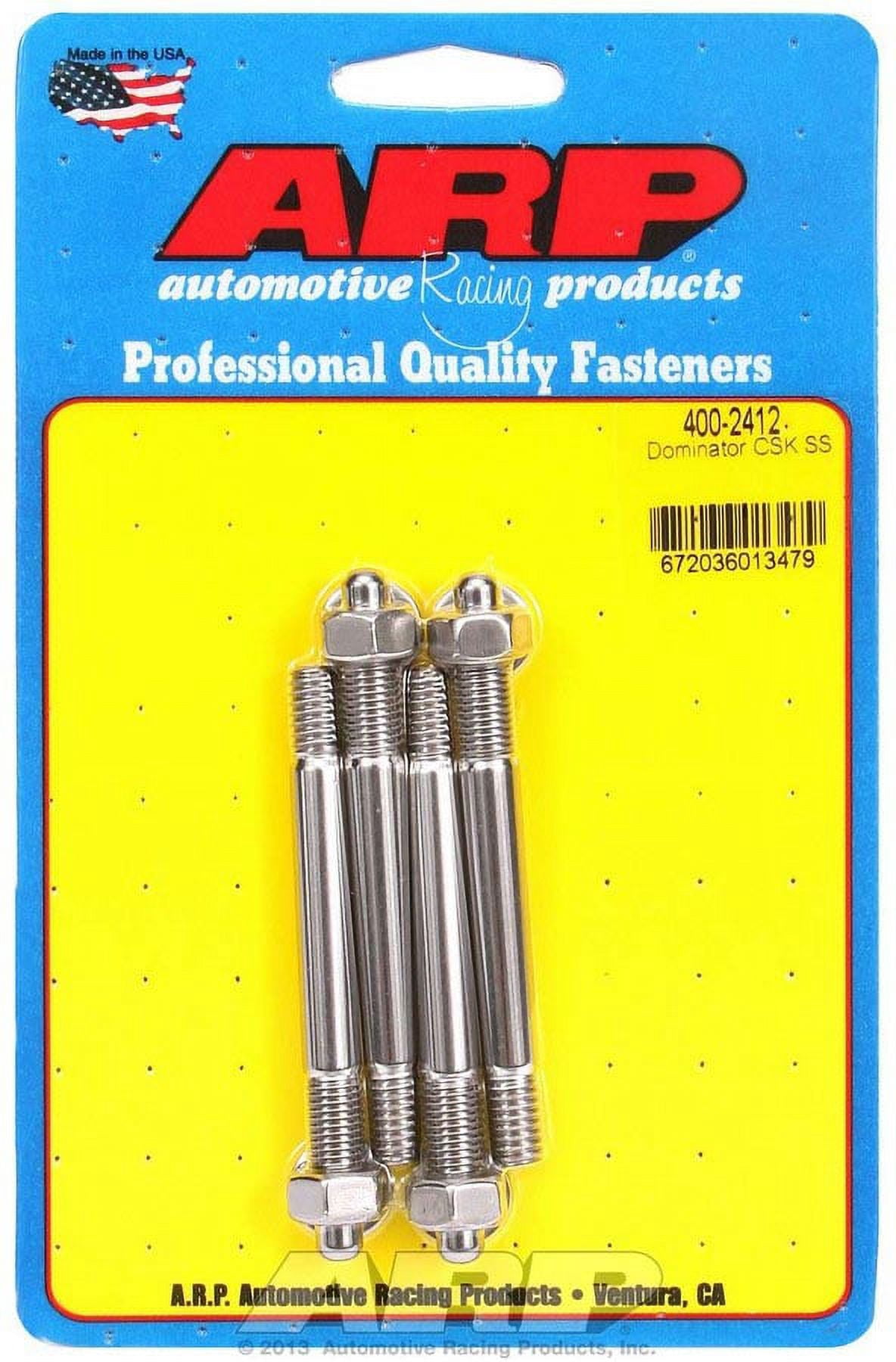 ARP INC. 400-2412 DOMINATOR WITH 1/2IN OR 1IN SS SPACER CARB STUD KIT ...