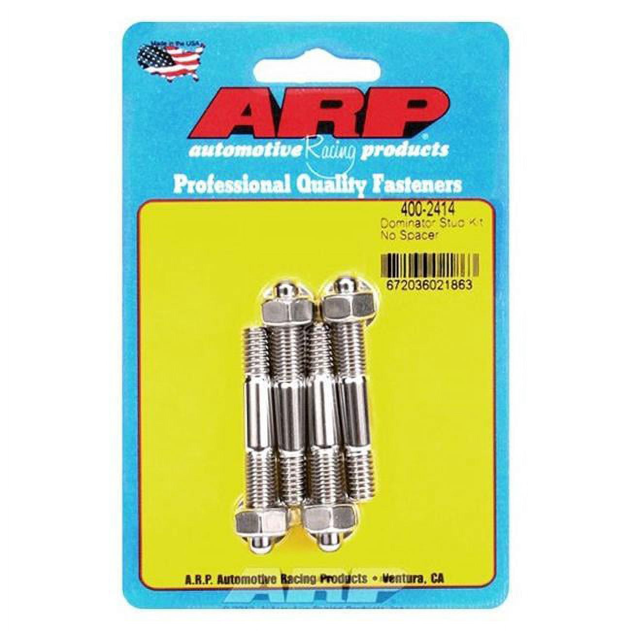 ARP INC. 400-2414 DOMINATOR CARB STUD KIT, NO SPACER - Walmart.com