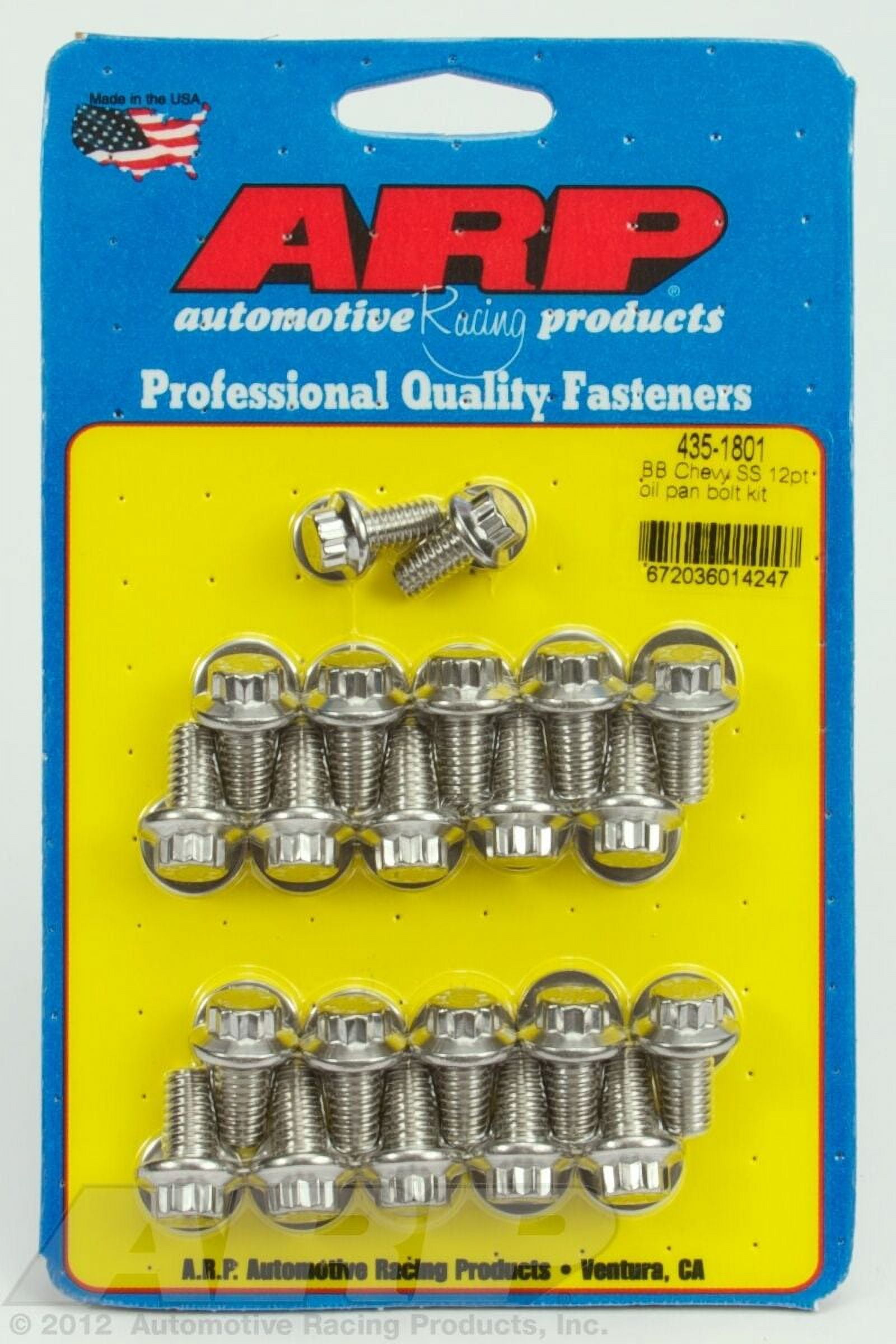 ARP BBC S/S Oil Pan Bolt Kit 12pt ARP BBC S/S Oil Pan Bolt Kit 12pt