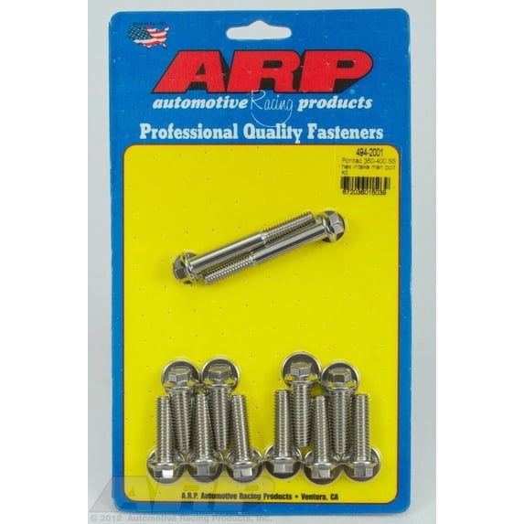 ARP INC. 494-2001 PONTIAC 350-400 SS HEX INTAKE MANIFOLD BOLT KIT