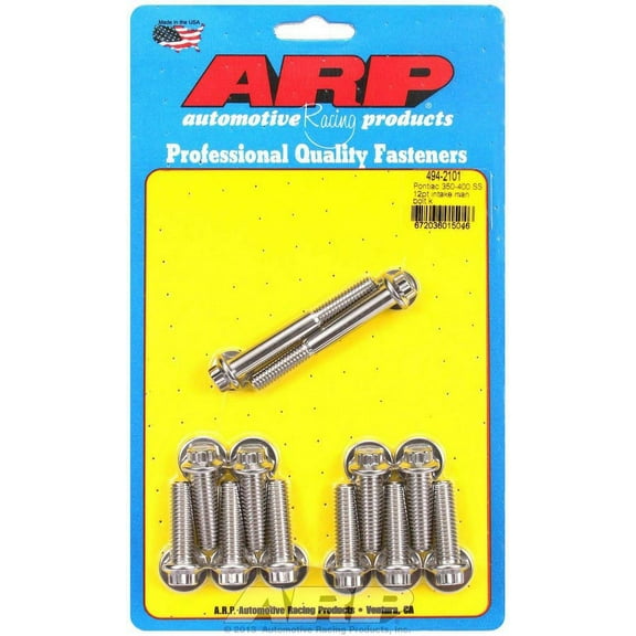 ARP INC. 494-2101 PONTIAC 350-400 SS 12PT INTAKE MANIFOLD BOLT KIT