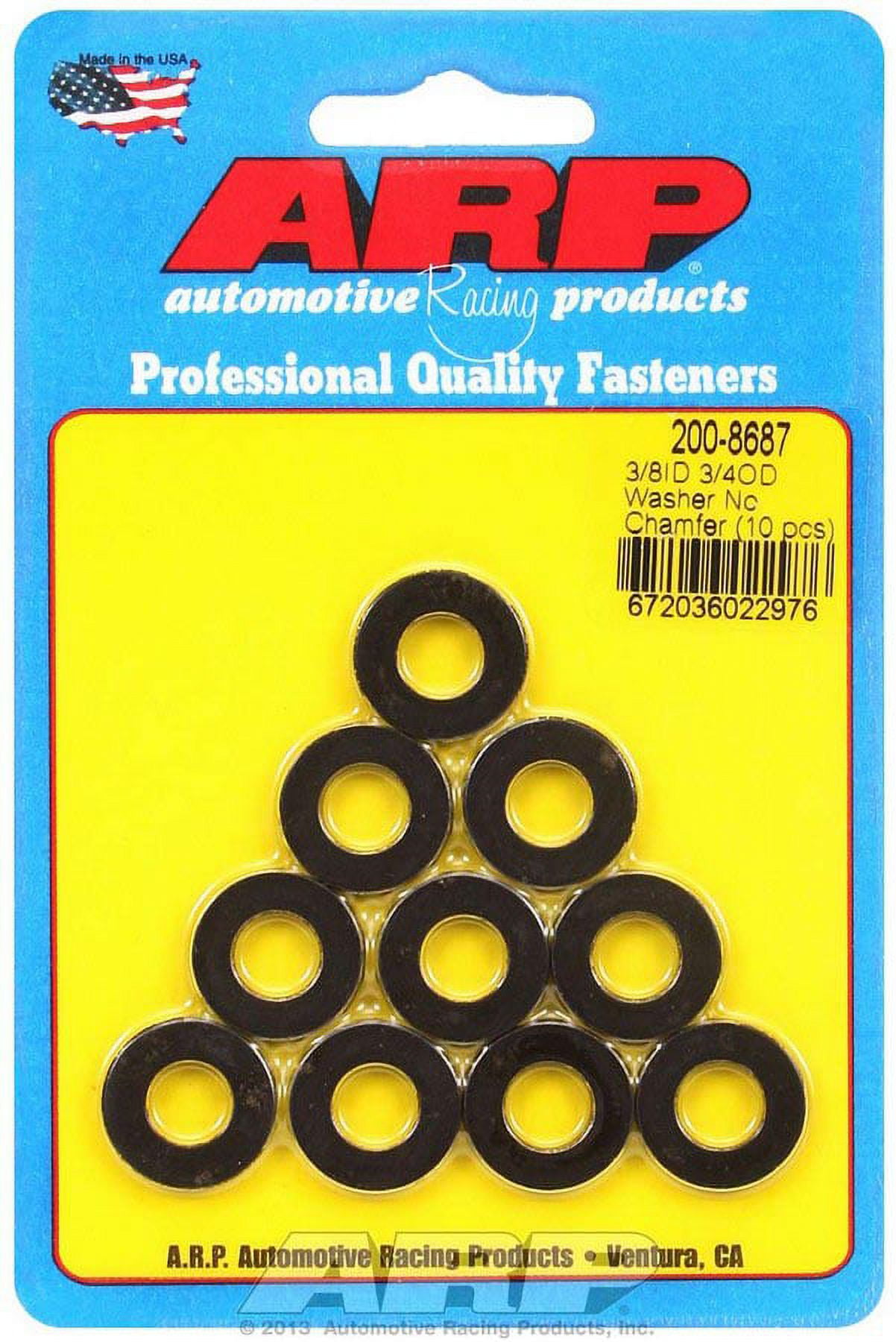 ARP S/S Flat Washers - 3/8 ID x 3/4 OD (1pk) ARP S/S Flat Washers - 3/8 ID x 3/4 OD (1pk)