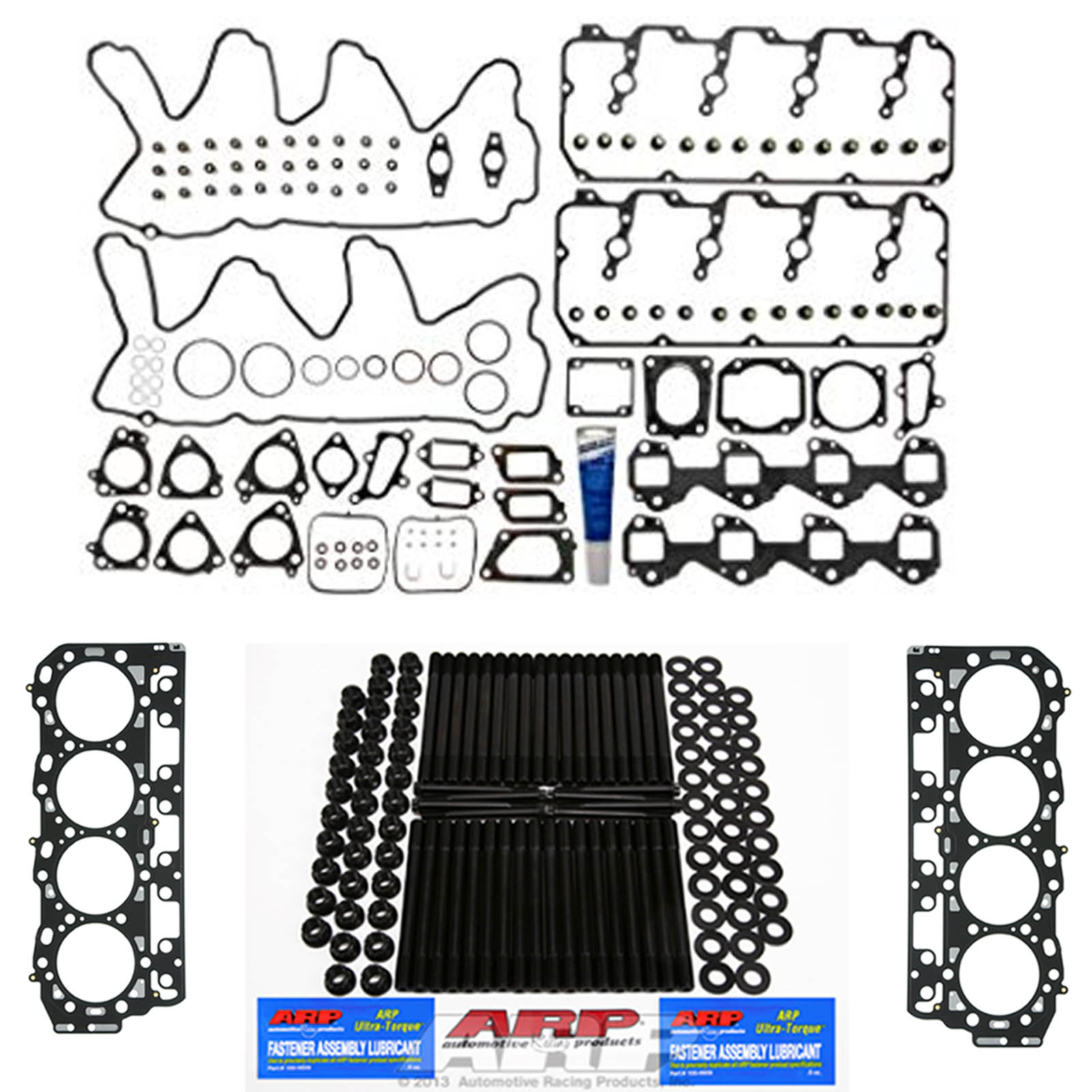 ARP Stud Kit w/Mahle Head Gasket Set & Grade 'C' Head Gaskets Duramax