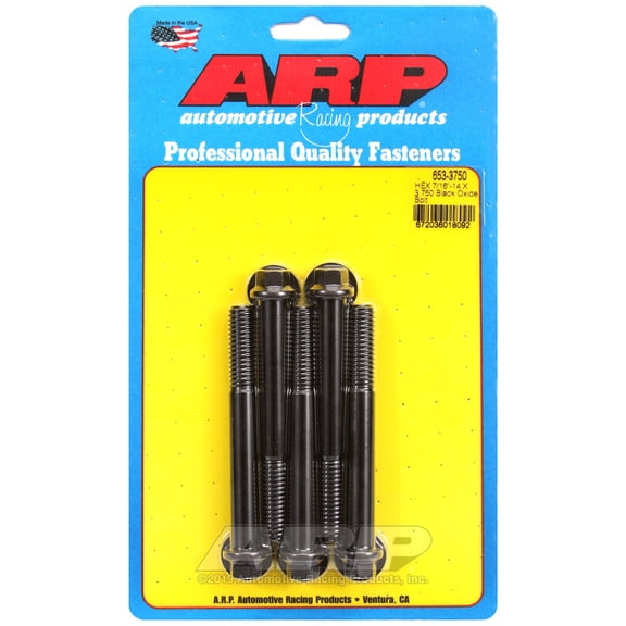 ARP Universal Bolt 7/16-14 in Thread 3.750 in Long Chromoly 5 pc P/N 653-3750