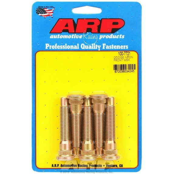ARP Wheel Stud Press-On 12 mm x 1.50 Thread 5 pc P/N 100-7721