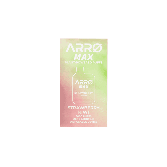 ARR Max Aromatherapy Diffuser, Strawberry Kiwi - 5,000 Puffs | 0% Nicotine, Vegan, Sugar-Free, Gluten-Free Aromatherapy
