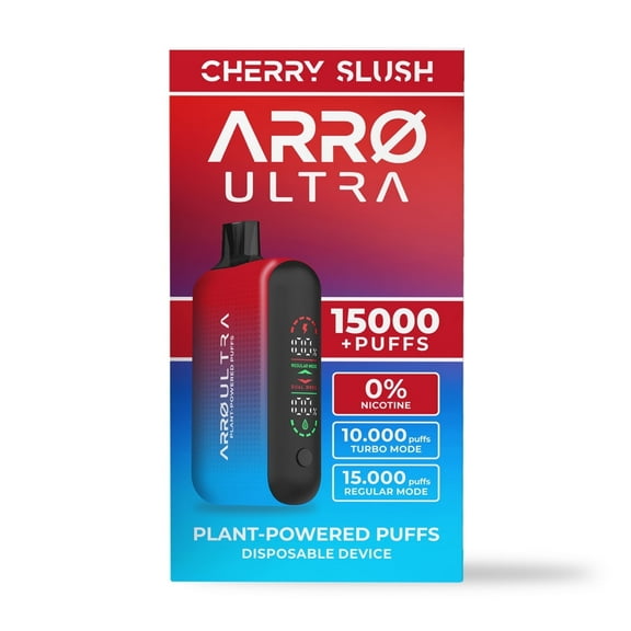 ARRØ Ultra Aromatherapy Diffuser, Cherry Slush - 15,000 Puffs | 0% Nicotine, Vegan