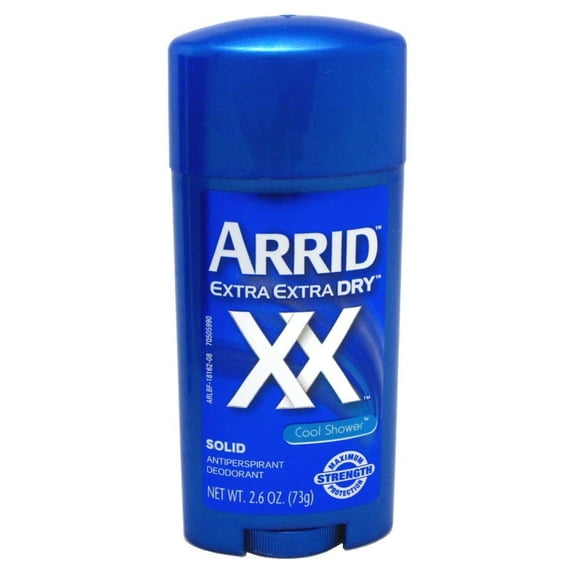 ARRID Extra Dry Anti-Perspirant Deodorantz Solid Cool Shower, 2.6 Oz, 2 Pack