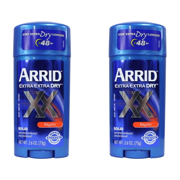 ARRID XX Anti-Perspirant Deodorant Solid Regular 2.6 oz (Pack of 2)