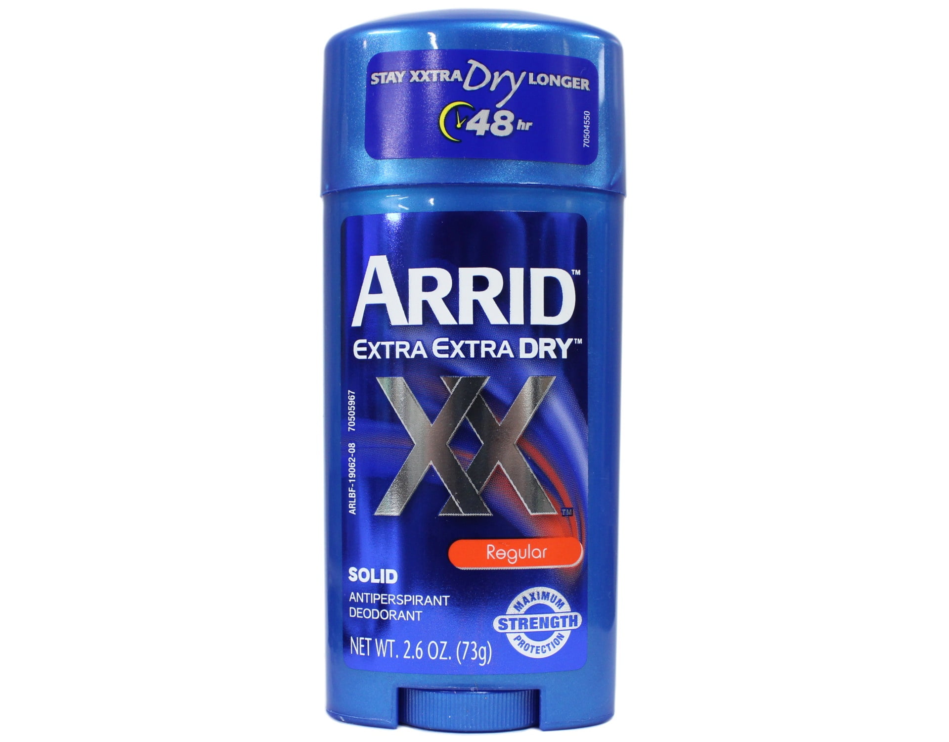 ARRID XX Anti-Perspirant Deodorant Solid Regular 2.70 oz (Pack of 12)