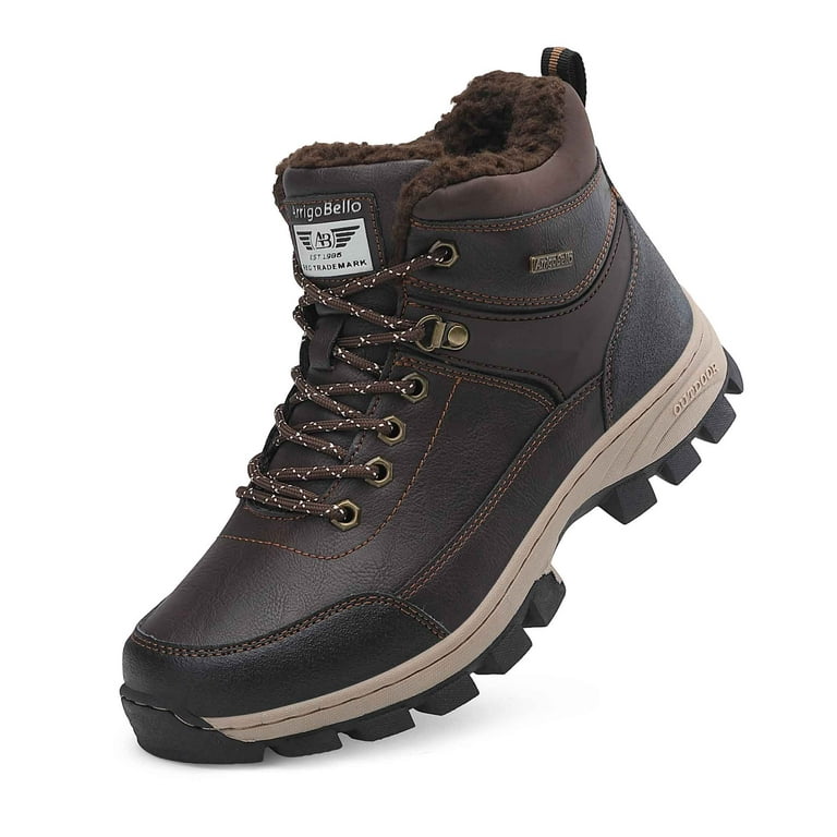 ARRIGO BELLO Men Boots Winter Boots Size 11 Dark Brown Walmart