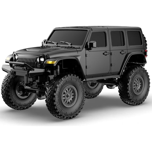 ARRIS 1/24 RC Crawler, RCX24 RC Rock Crawler 4x4 4WD RC Jeep Truck, 2.4GHz Off Road Car with 2 Batteries