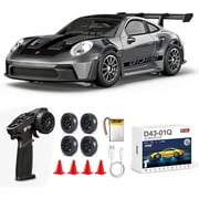 ARRIS 1/43 911 RC Drift Car 4WD with Gyro Full Proportional RTR-Gray