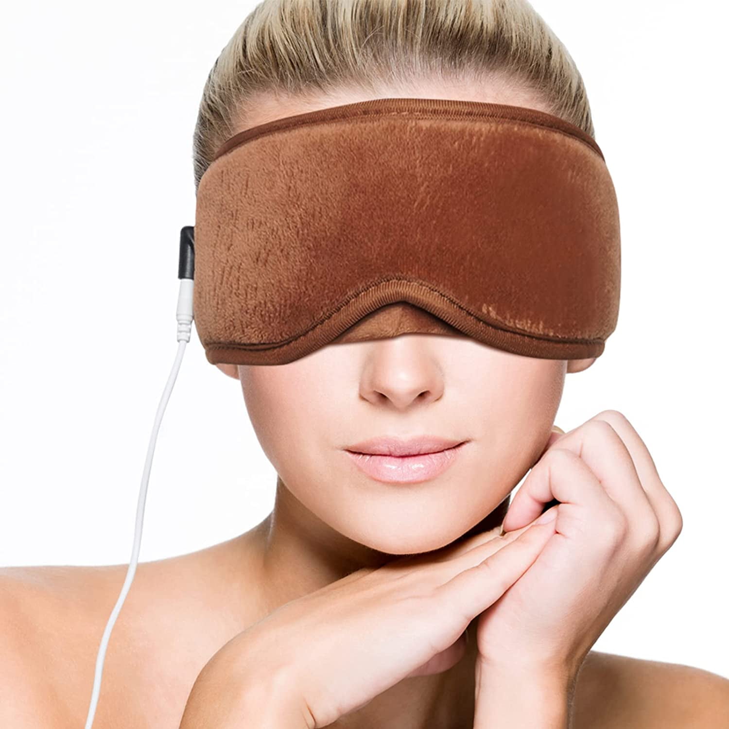 ARRIS Electric USB Heated Eye Mask, Blepharitis Treatment Eye Masks W/ 3 Temperature Control