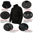 thumbnail image 1 of ARRIS Fleece Heated Jacket for Men , Electric Heating Coat with 7.4V Battery and Detachable Hood - Waterproof, 8 Heating Areas-XXXL, 1 of 1