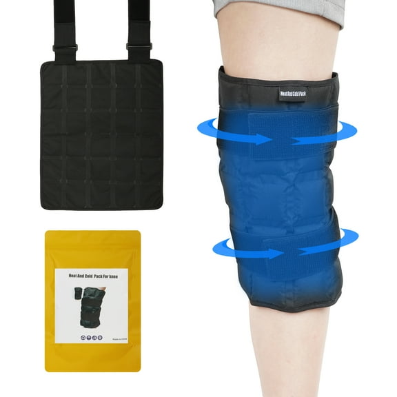 ARRIS Hot Cold Ice Pack for Knee Reusable Gel Pack for Knee Surgery Pain Relief with Large Size