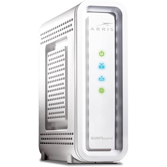 ARRIS (SB6190-RB) - Modem - DOCSIS 3.0 32x8 Gigabit Modem, [Check with your provider for compatibility]1 Gbps Port, 800 Mbps Max Speed, 2 Year Warranty -