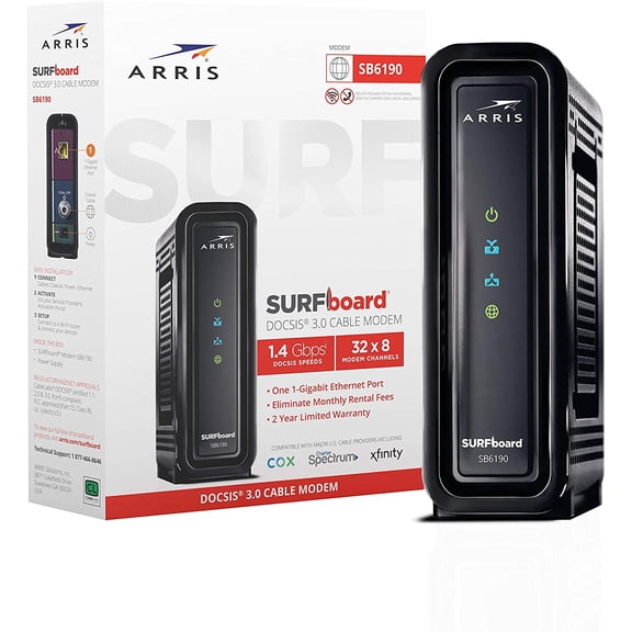ARRIS SURFboard DOCSIS 3.0 Cable Modem SB6190