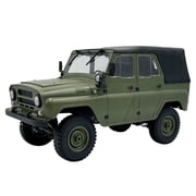 ARRIS WPL C94 UAZ-469 1/12 RC Crawler, 4WD RC Rock Crawler Truck RTF, Off-Road Military RC Car, Hobby-Grade Trail Truck for Adults Green