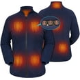 thumbnail image 1 of ARRIS Women`s Heated Fleece Jacket with Battery Electric Heating Coat Full Zip, 1 of 7